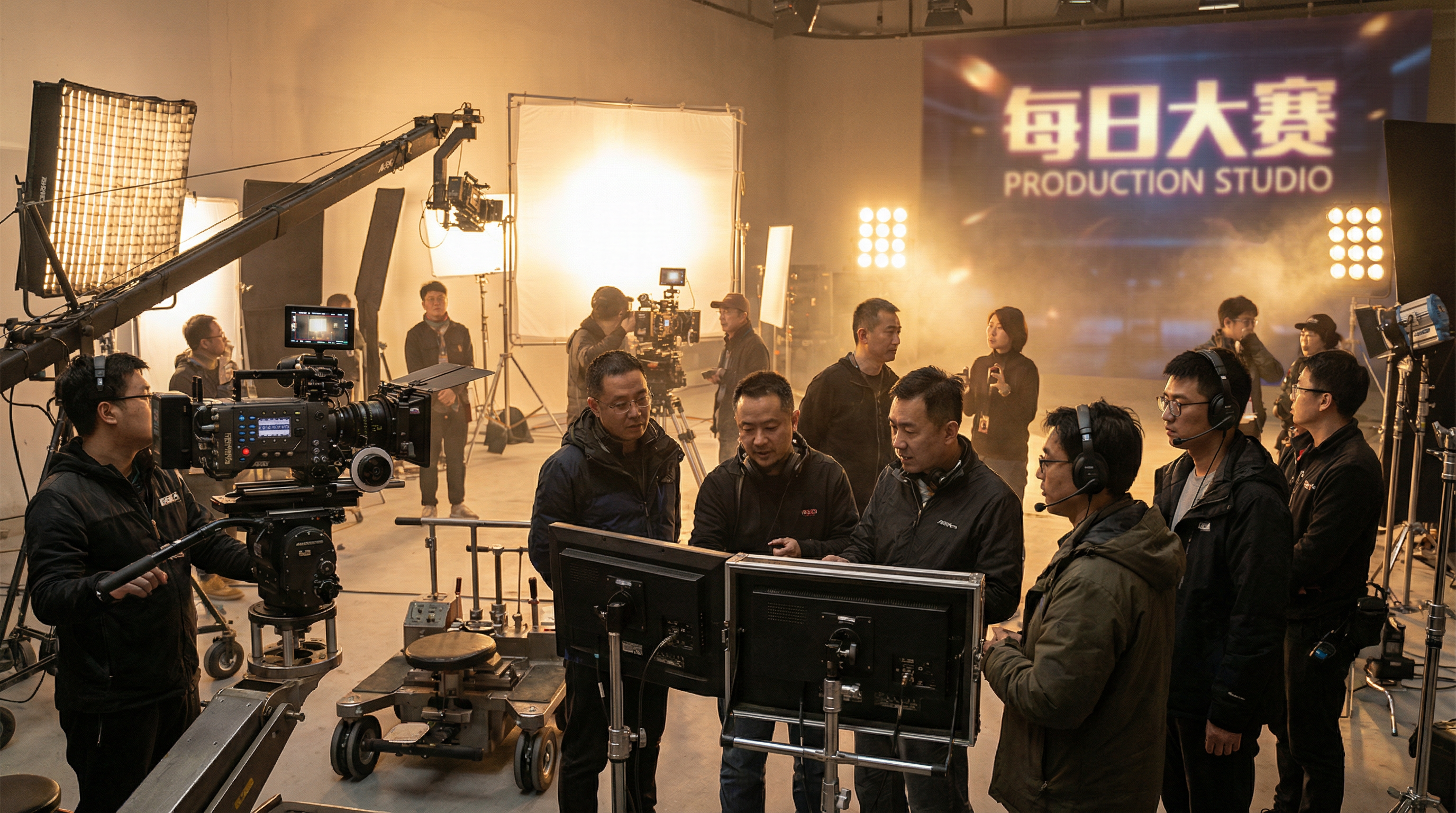 每日大赛影视传媒制作现场
